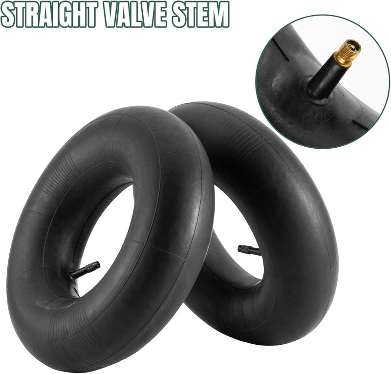 NIGOOLATA 13x5.00-6 Inner Tubes with Straight Valve Stem(2 Pack) - Heavy Duty 5.00-6 Replacement Tire Tubes for Razor Dirt Quad, Lawn Mowers, ATVs, Dirt Bikes - Image 3